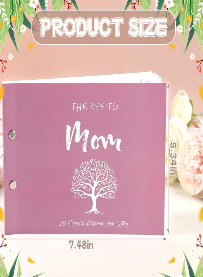 JULEASEL What I Love About Mom Book, Thoughtful Gift for Mom, Fill in the Love Book, Mother Daughter Journal, Fill-in-the-Blank Gift Book,Birthday Gifts for Mom - Image 2
